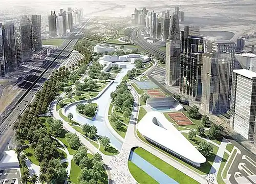 Modell des Green River Parks