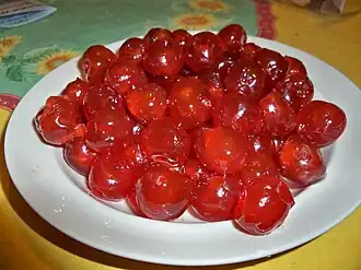 Kandierte Kirschen aus Apt
