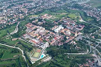 Luftbild der Zitadelle und Altstadt