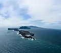 Blick nach Nordwest auf die Anacapa Island im Vordergrund / Anacapa Island