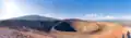 Die Vulkanspitze der Cinder Cone