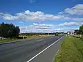 Die N1 als „Midland Highway“ nahe Cleveland / Tasmanien