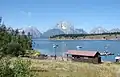 Colter Bay und Bear Island auf dem Jackson Lake