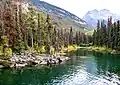 Der Bergsee Horseshoe Lake