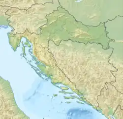 Lagekarte von Kroatien