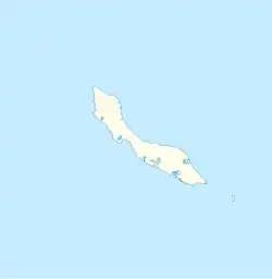 Lagekarte von Curaçao