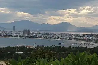 Blick aus dem Cham-Museum auf Da Nang
