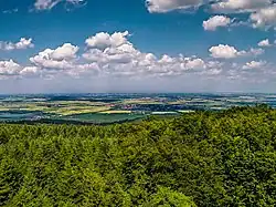 Blick vom Deister auf Niedersachsen