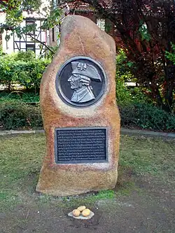 Gedenkstein für König Friedrich II.