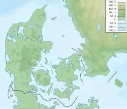 Lagekarte von Dänemark