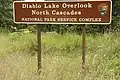 Hinweisschild zum Diablo Lake Overlook