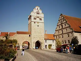 Das Nördlinger Tor in Dinkelsbühl