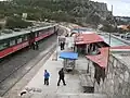 Der Zug im Bahnhof von Divisadero