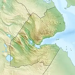 Lagekarte von Dschibuti