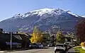 Blick von Jasper auf den Whistler's Mountain