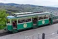 Drachenfelsbahn auf der Bergstation