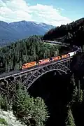 Die Stoney Creek Bridge in Richtung Osten