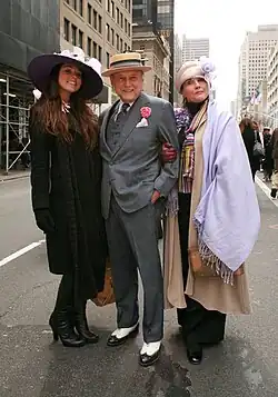 Teilnehmer an der Easter Parade in New York