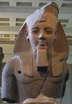 Büste Ramses’ II. im British Museum