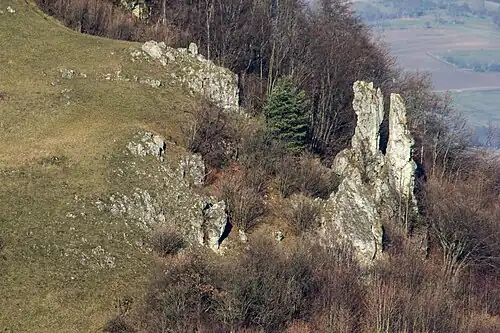 Zwillingsfelsen am Ostrand