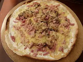 Flammkuchen - Tarte flambée
