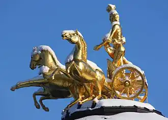 Die Quadriga auf dem Sonnentempel