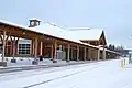 Der Bahnhof in Fairbanks
