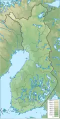 Lagekarte von Finnland