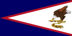Flagge von Amerikanisch-Samoa