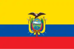 Flagge Ecuador