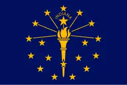 Flagge Indiana