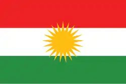 Flagge Kurdistan