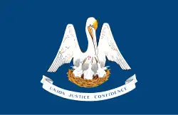 Flagge Louisiana
