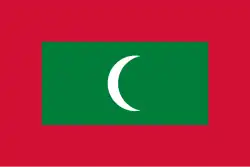 Flagge Maldives