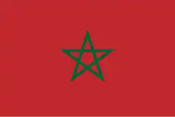 Flagge Marokko