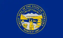 Flagge Nebraska