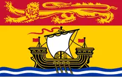 Flagge New Brunswick