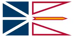 Flagge Newfoundland_and_Labrador