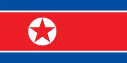 Flagge Nordkorea