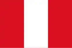 Flagge Peru
