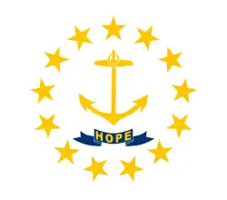 Flagge Rhode Island