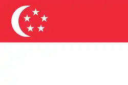 Flagge Singapur