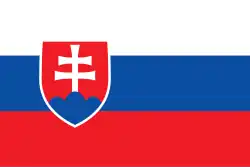 Flagge Slovakia
