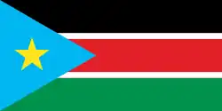 Flagge von Südsudan