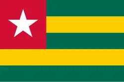 Flagge von Togo