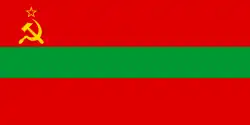 Flagge der Pridnestrowischen Moldauischen Republik
