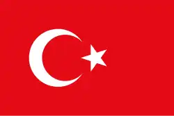 Flagge Turkey