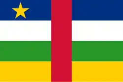 Flagge Zentralafrikanische Republik