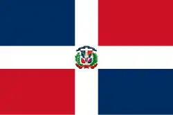Flagge Dominican Republic