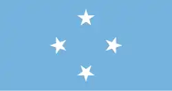 Flagge Föderierte Staaten von Mikronesien
